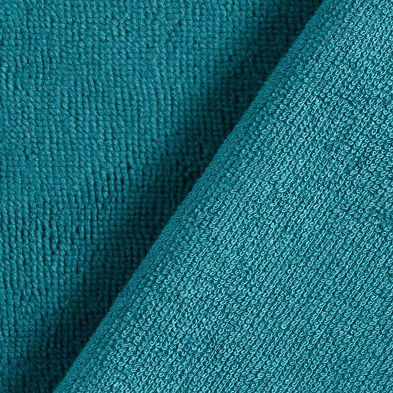 Tecido turco fofo Bambu Liso – azul petróleo,  image number 3