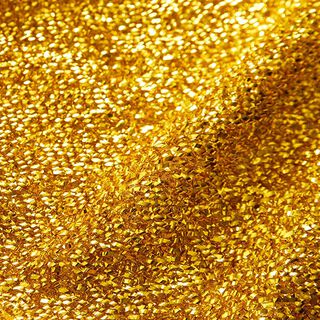 Tecido para o Carnaval Malha Ouropel – dourado metálica, 