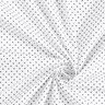 Popelina de algodão pintas pequenas – branco/preto,  thumbnail number 5