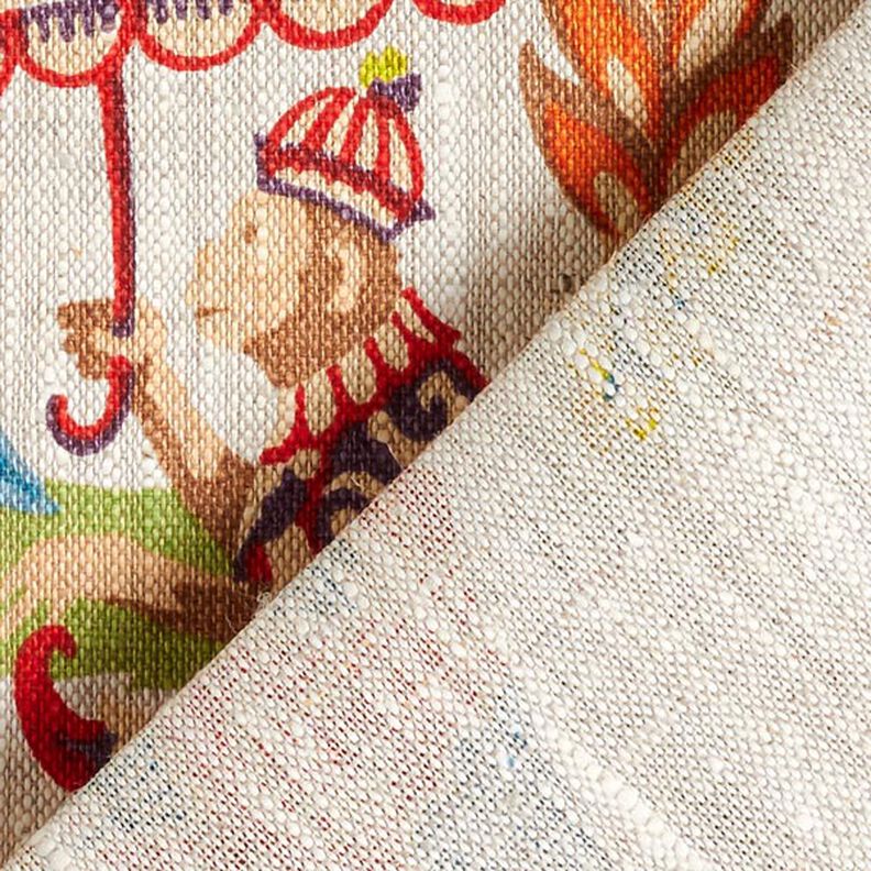 Linho para decoração Macaco na selva – natural,  image number 4