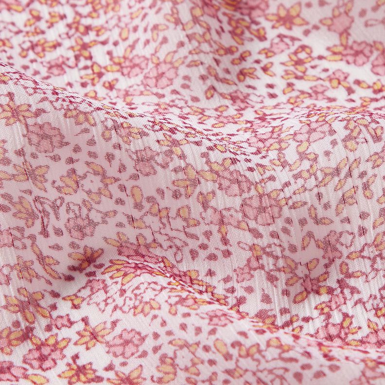 Crepe Chiffon Millefleurs – rosa embaçado,  image number 2