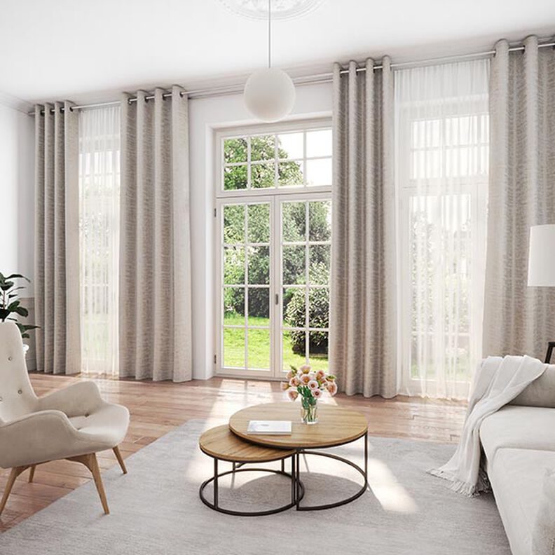 Tecido para efeito de escurecimento Brilho metálico – beige/dourado,  image number 7