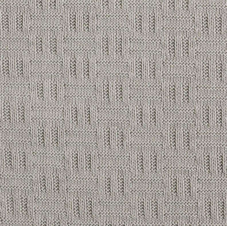 Tecido de malha Padrão canelado fragmentado – cinzento claro,  image number 1