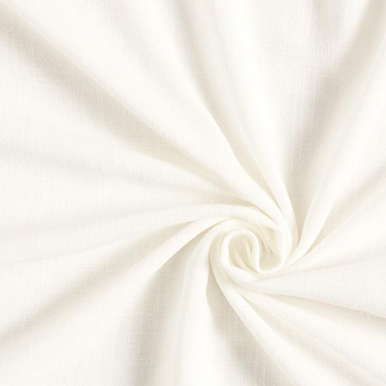 Tecido de linho e viscose – branco,  image number 1