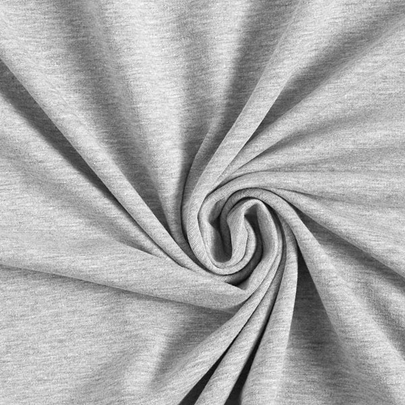 Sweat de algodão leve melange – cinzento claro,  image number 1