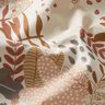Tecido de algodão Cretone Plantas da selva abstratas – terracota/damasco,  thumbnail number 2