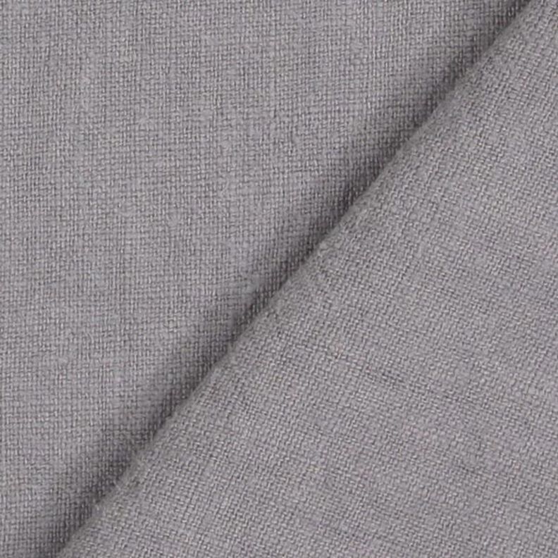 Tecido de mistura de rami lavado a pedra, qualidade pesada – cinzento,  image number 3