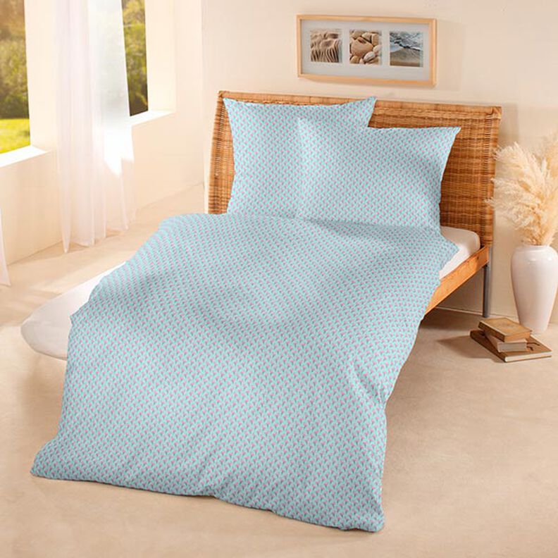 Cretone Flamingo 3 – turquesa,  image number 7