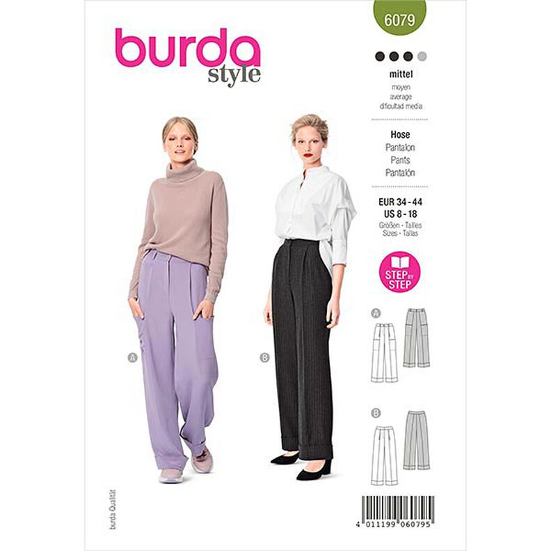 Spodnie, Burda 6079 | 34-44,  image number 1