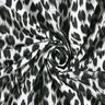 French Terry cardado Leopardo-das-neves Impressão digital – preto/branco,  thumbnail number 3