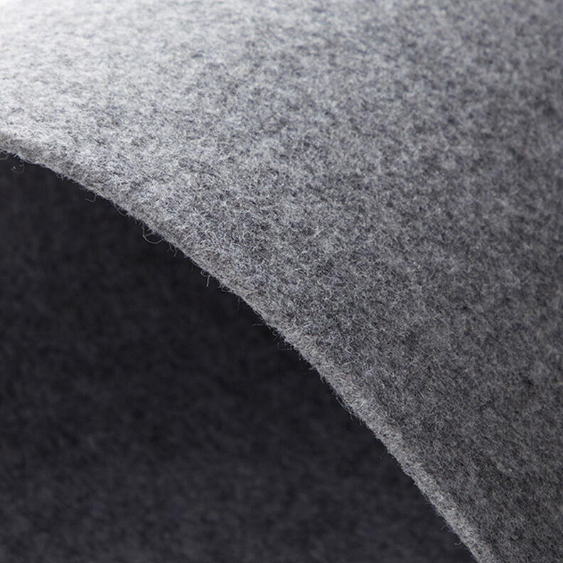 Feltro 45 cm / 4 mm de espessura Melange – cinzento claro,  image number 1