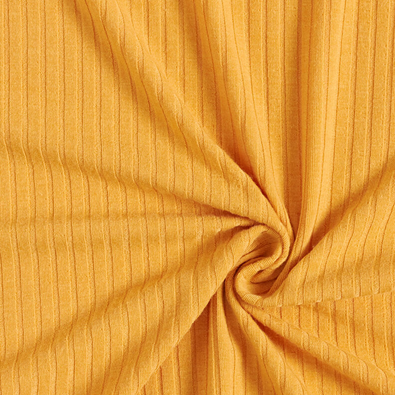 Malha canelada lisa – amarelo-caril,  image number 3