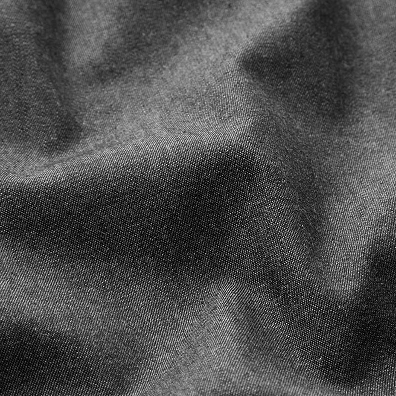 Chambray de algodão Jeanslook – preto,  image number 2