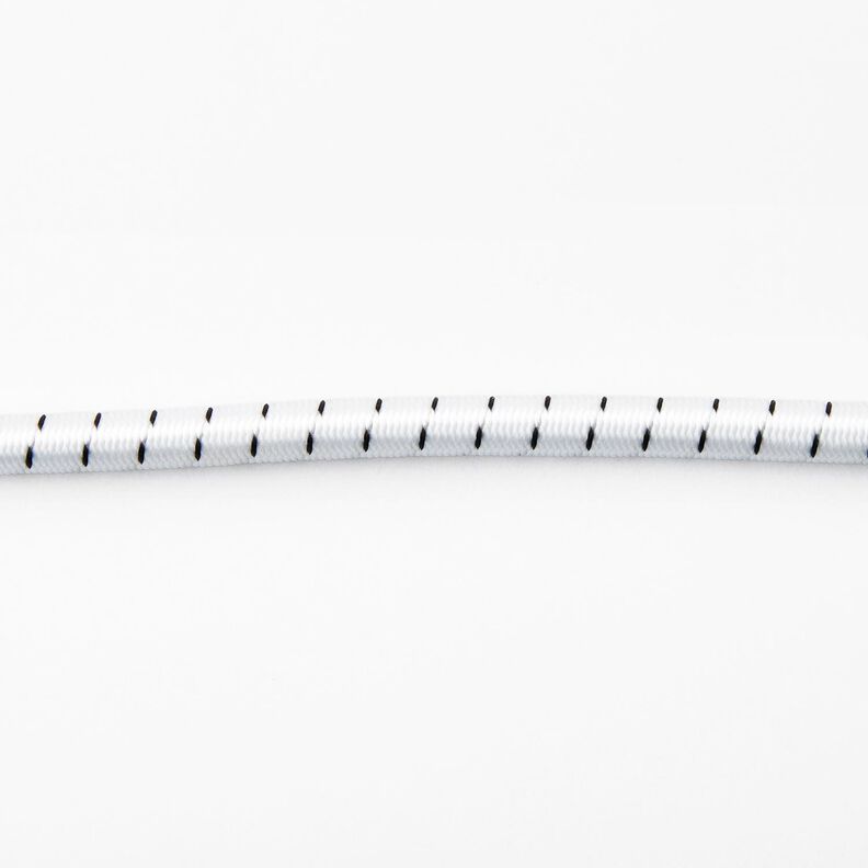 Cordão elástico forte para exterior [Ø 10 mm] – branco/preto,  image number 2