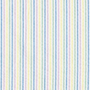 Anarruga Algod&atilde;o Mistura de riscas &ndash; branco, 