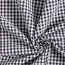 Anarruga Mistura de algodão Xadrez Vichy – preto,  thumbnail number 3