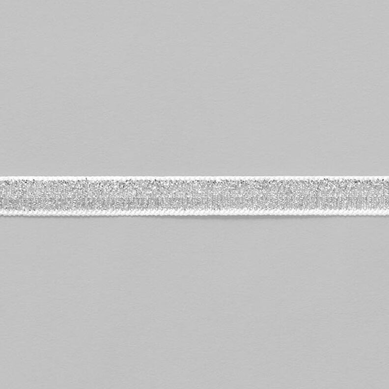 Fita de Veludo Metálico [10 mm] – prata metálica,  image number 2
