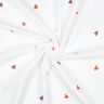 Musselina/ Tecido plissado duplo Corações bordados | Poppy Fabrics – branco/rosé,  thumbnail number 3