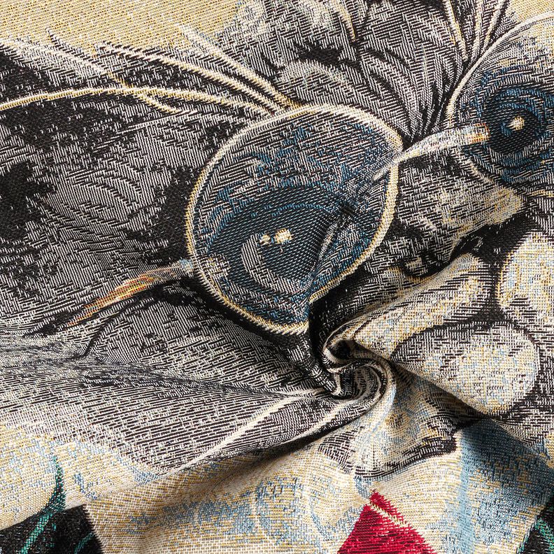 Painel decorativo Gobelina Gato elegante &ndash; natural/cinzento,  image number 3