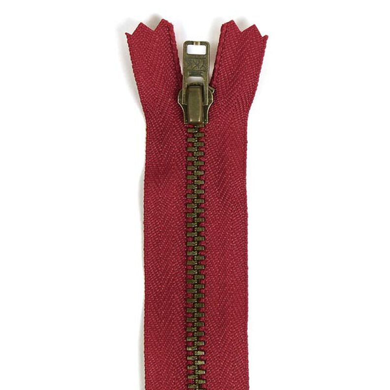 Fecho de correr não divisível | metal antigo (527),  image number 1