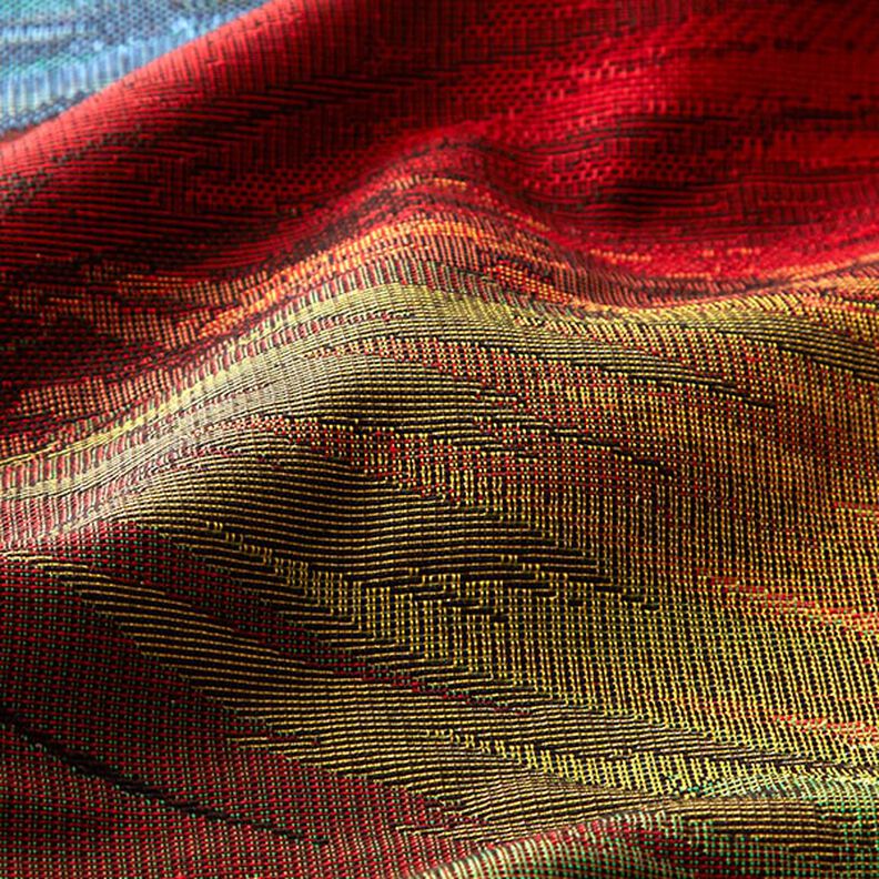 Jacquard Gobelina Gradação 2 – azul/vermelho,  image number 2