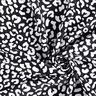 Tecido para fatos de banho Manchas abstratas Leo – preto azulado/branco,  thumbnail number 3