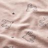 Tecido turco Jersey Passarinhos – rosa-velho claro,  thumbnail number 2