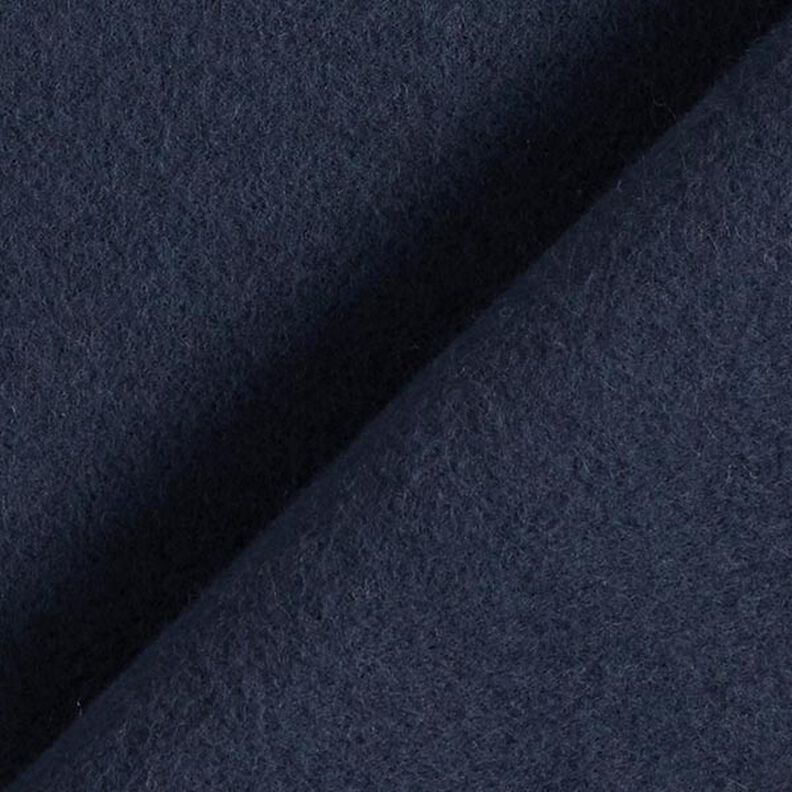 Tecido polar de algodão Liso – azul-noite,  image number 4