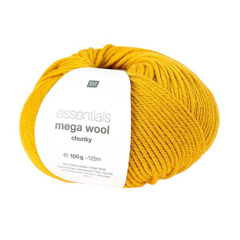 Essentials Mega Wool chunky | Rico Design – mostarda,  image number 1