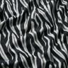 French Terry cardado Zebra impressão digital – preto/prateado,  thumbnail number 2