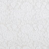 Tecido fino de renda Motivo floral – branco,  thumbnail number 1