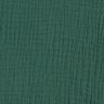GOTS Musselina de algodão de três camadas – verde escuro,  thumbnail number 4