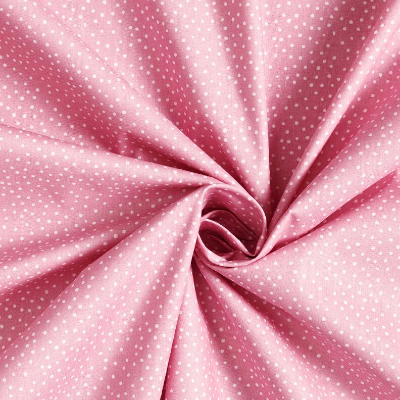 Tecido de algodão Cretone Pintas finas – rosa,  image number 3