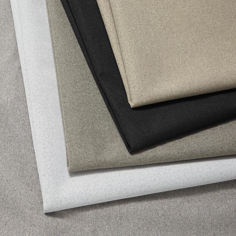 Tecido para efeito de escurecimento Melange – preto,  image number 4