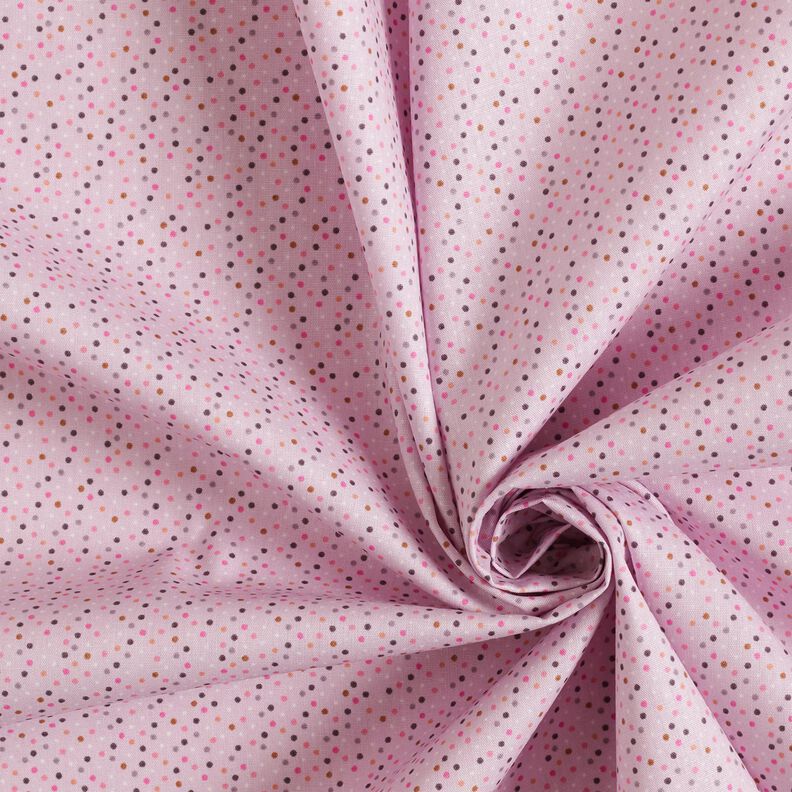 Popelina de algodão Pintas mini coloridas – púrpura média,  image number 3