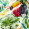 Tecido para exteriores Lona Pássaro tropical – branco/verde,  thumbnail number 2
