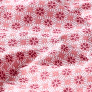 Tecido de algodão Cretone Caleidoscópio – rosa embaçado, 