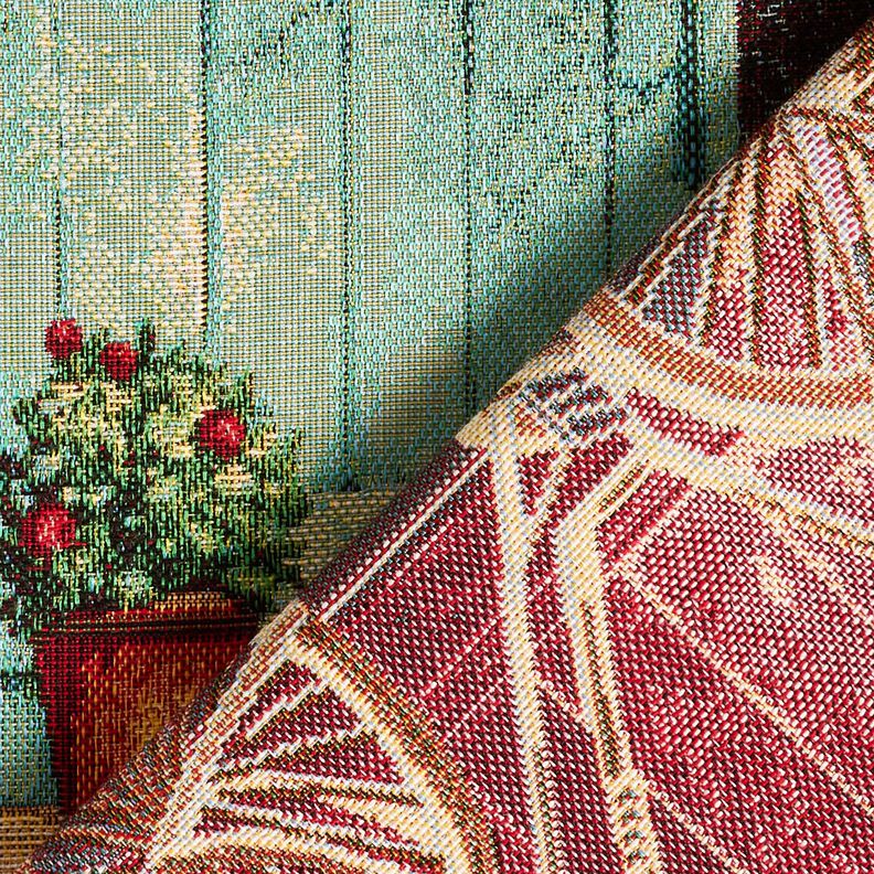 Painel decorativo Gobelina Bicicleta – bege claro/carmin,  image number 4