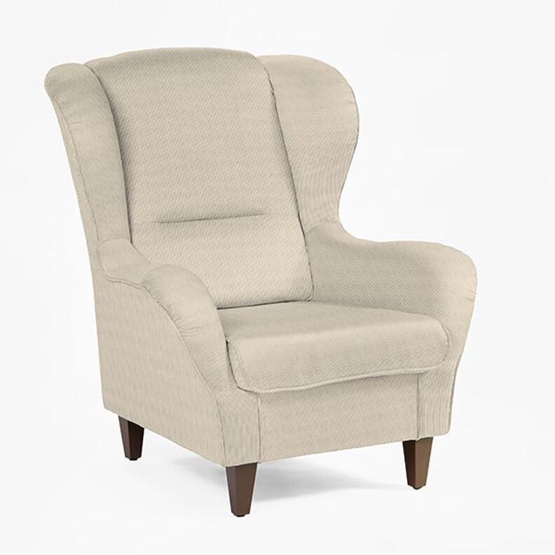 Tecido para estofos Aparência de bombazine Fjord – greige,  image number 5