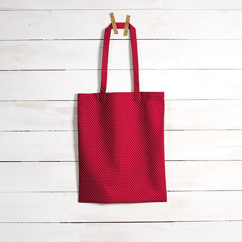 Algodão revestido Pintas pequenas – vermelho,  image number 7