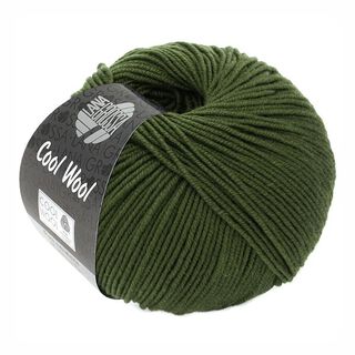 Cool Wool Uni, 50g | Lana Grossa – oliva escura, 