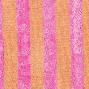 Tecido turco Bambu Riscas grossas – laranja-claro/pink, 