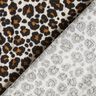 Musselina/ Tecido plissado duplo Estampado Leo – taupe claro/preto,  thumbnail number 4