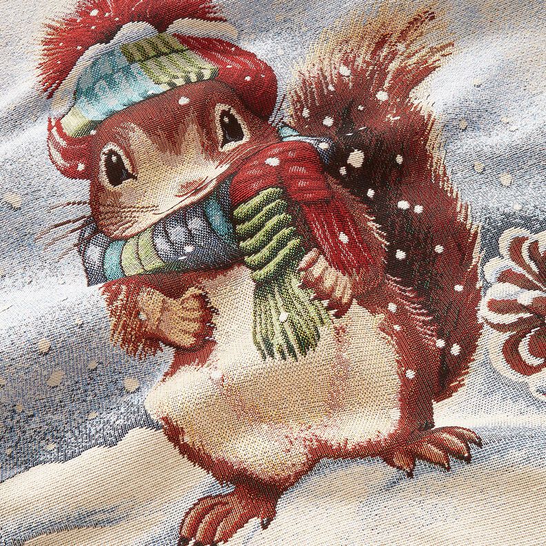 Painel decorativo Gobelina Esquilo fofo – bege claro/bronze,  image number 2