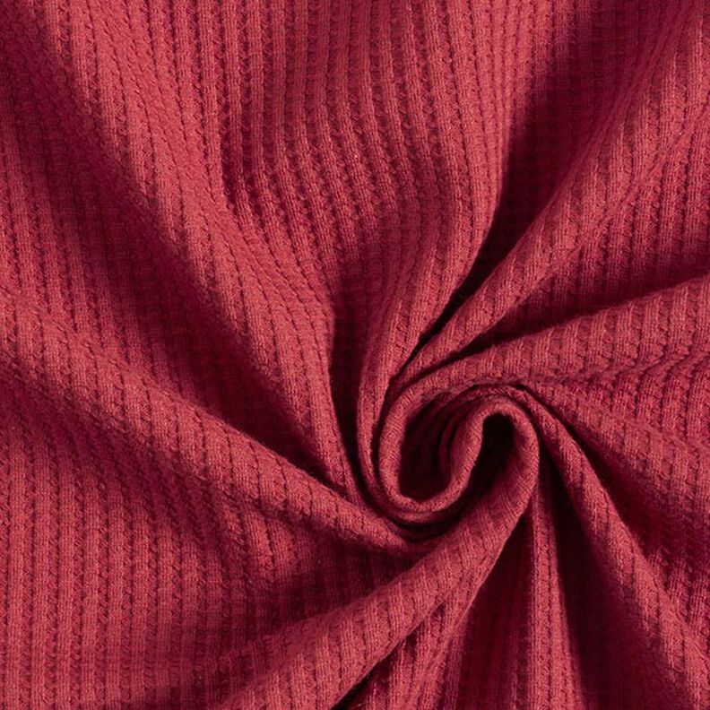 Jersey favos de algodão lisa – carmin,  image number 1