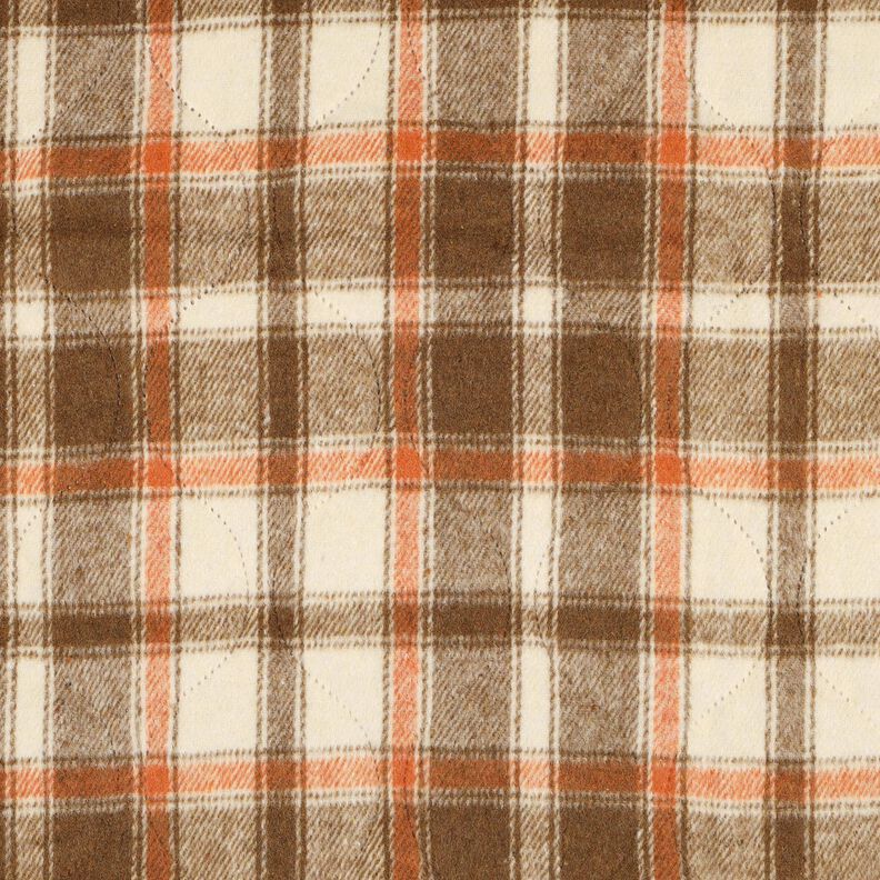Tecido acolchoado Flanela Xadrez | Poppy Fabrics – bege,  image number 1