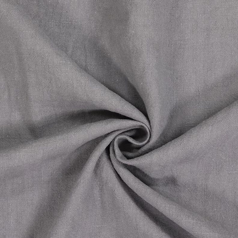 Tecido de mistura de rami lavado a pedra, qualidade pesada – cinzento,  image number 1