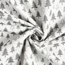 Tecido para decoração Jacquard Pinheiros brilhantes – antracite/prateado,  thumbnail number 3