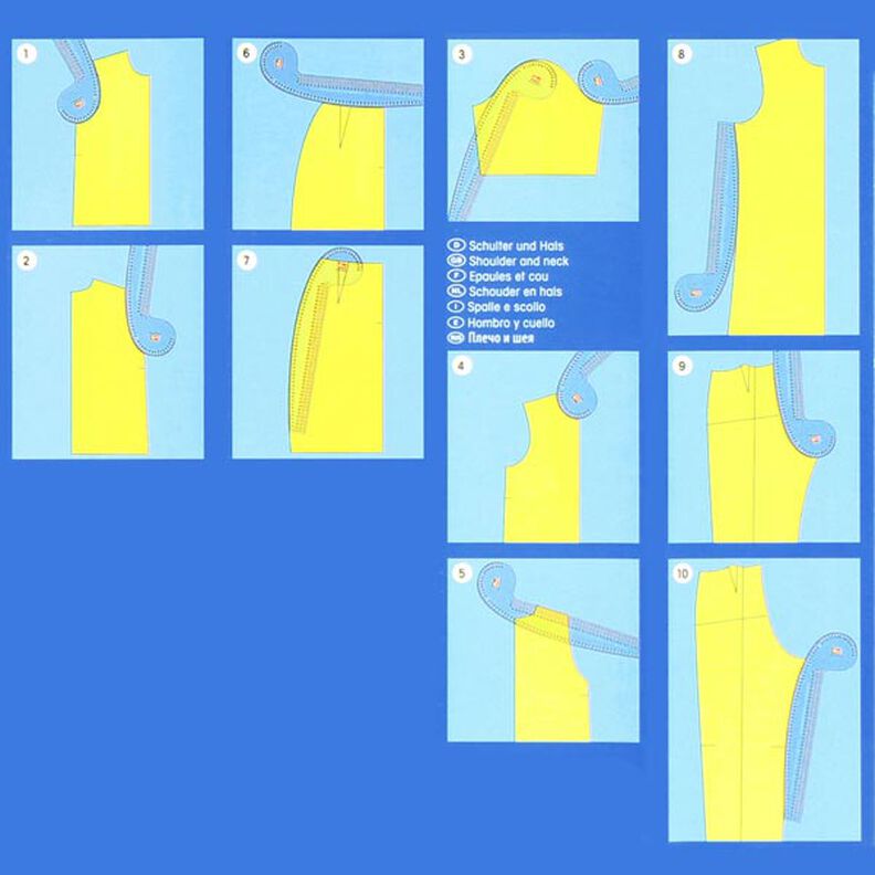 Régua de curvas 40 x 65 cm – transparente | Prym,  image number 4