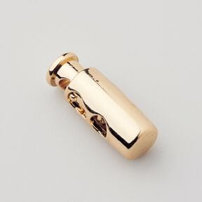 Travão para cordão de metal [Abertura: 3 mm] – ouro metálico, 